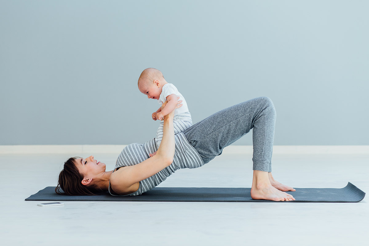 4 Postnatal Pilates Moves You Can Do At Home - Bellamy's Organic
